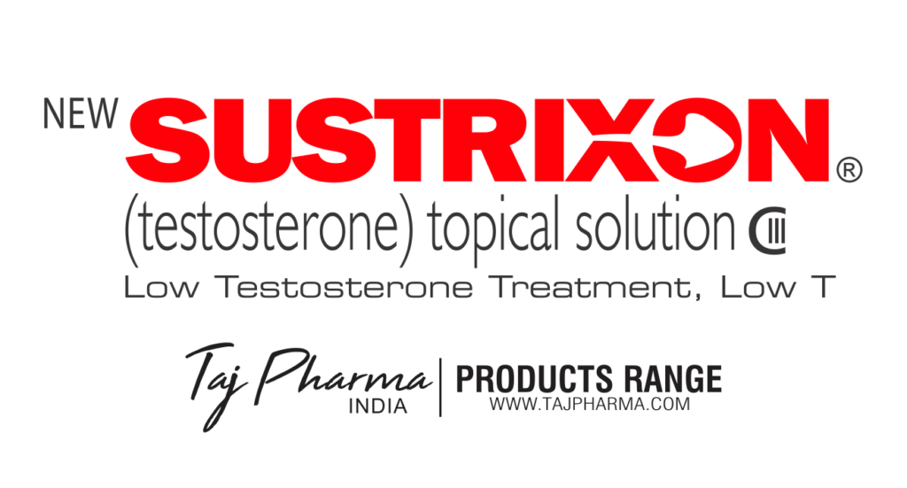 Find here Susrixon Testosterone Topical Solution FDA approved, Susrixon Testosterone Topical Solution manufacturers, suppliers & exporters in India. Get contract manufacturing for Susrixon Testosterone Topical Solution, Find best price for Susrixon Testosterone Topical Solution generic drug and Susrixon Testosterone Topical Solution generic version available at best price from GMP approved manufacturer.