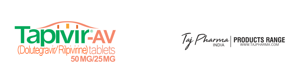 Find here Tapivir-AV Dolutegravir and Rilpivirine Tablets 50mg 25mg FDA approved, Tapivir-AV Dolutegravir and Rilpivirine Tablets 50mg 25mg manufacturers, suppliers & exporters in India. Get contract manufacturing for Tapivir-AV Dolutegravir and Rilpivirine Tablets 50mg 25mg, Find best price for Tapivir-AV Dolutegravir and Rilpivirine Tablets 50mg 25mg generic drug and Tapivir-AV Dolutegravir and Rilpivirine Tablets 50mg 25mg generic version available at best price from GMP approved manufacturer.