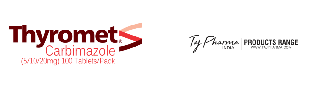 Find here Thyromet Carbimazole Tablets FDA approved, Thyromet Carbimazole Tablets manufacturers, suppliers & exporters in India. Get contract manufacturing for Thyromet Carbimazole Tablets, Find best price for Thyromet Carbimazole Tablets generic drug and Thyromet Carbimazole Tablets generic version available at best price from GMP approved manufacturer.