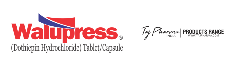 Walupress Dothiepin Hydrochloride Tablet manufacturers & Walupress Dothiepin Hydrochloride Tablet suppliers in India. Taj Pharmaceuticals, the well-known Walupress Dothiepin Hydrochloride Tabletmanufacturer in India gives the assurance of high-quality and purity. The company carries the rich experience in manufacturing of Walupress Dothiepin Hydrochloride Tablet. Taj Pharmaceuticals is reputed manufacturer and Walupress Dothiepin Hydrochloride Tablet suppliers from India. Get contact for Walupress Dothiepin Hydrochloride Tablet manufacturing companies from India.