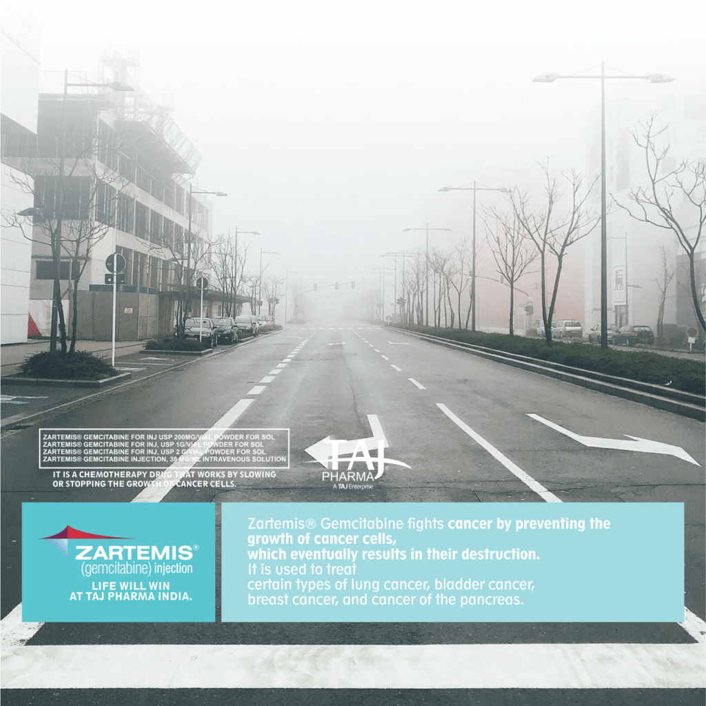 Find here Zartemis Gemcitabine for Injection FDA approved, Zartemis Gemcitabine for Injection manufacturers, suppliers & exporters in India. Get contract manufacturing for Zartemis Gemcitabine for Injection, Find best price for Zartemis Gemcitabine for Injection generic drug and Zartemis Gemcitabine for Injection generic version available at best price from GMP approved manufacturer.