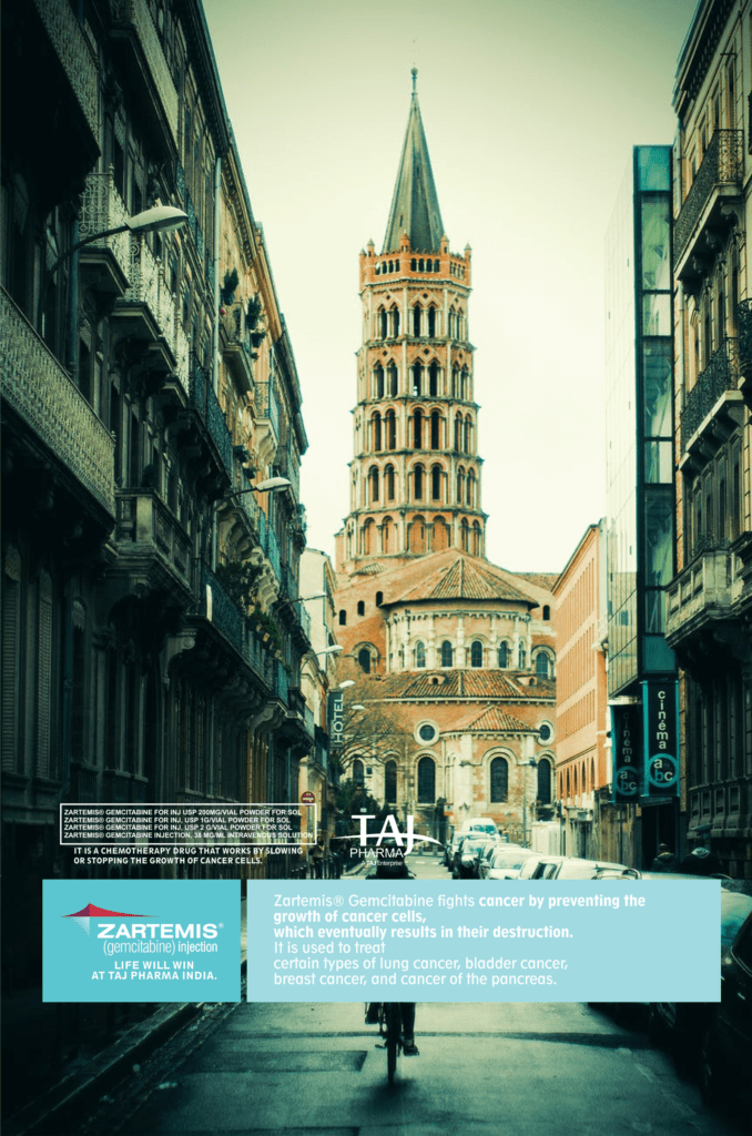 Zartemis Gemcitabine for Injection manufacturers & Zartemis Gemcitabine for Injection suppliers in India. Taj Pharmaceuticals, the well-known Zartemis Gemcitabine for Injectionmanufacturer in India gives the assurance of high-quality and purity. The company carries the rich experience in manufacturing of Zartemis Gemcitabine for Injection. Taj Pharmaceuticals is reputed manufacturer and Zartemis Gemcitabine for Injection suppliers from India. Get contact for Zartemis Gemcitabine for Injection manufacturing companies from India.