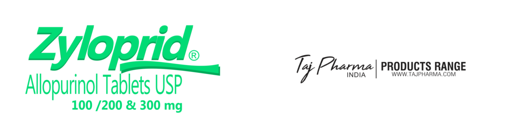 Taj Pharmaceuticals, the well-known Zyloprid Allopurinol Tablets Manufacturer in India gives the assurance of high-quality and purity. The company carries the rich experience in the niche manufacturing of Zyloprid Allopurinol Tablets. Taj Pharmaceuticals is reputed manufacturer and Zyloprid Allopurinol Tablets suppliers in India.